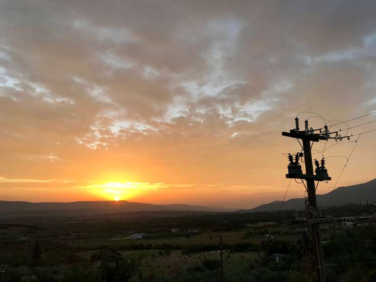The sun sets for the power grid