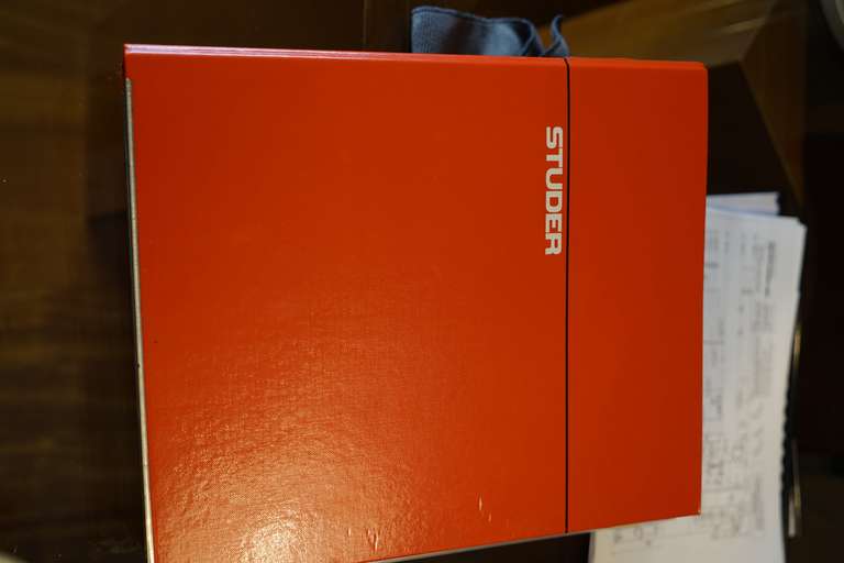 Original Studer A820 Manual